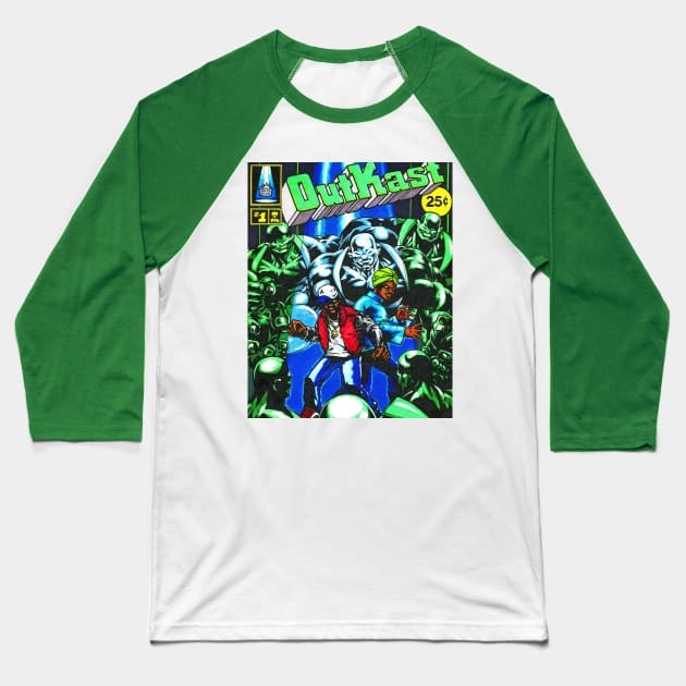 OUTKAST ATLIENS $25 Baseball T-Shirt by pinkcomics